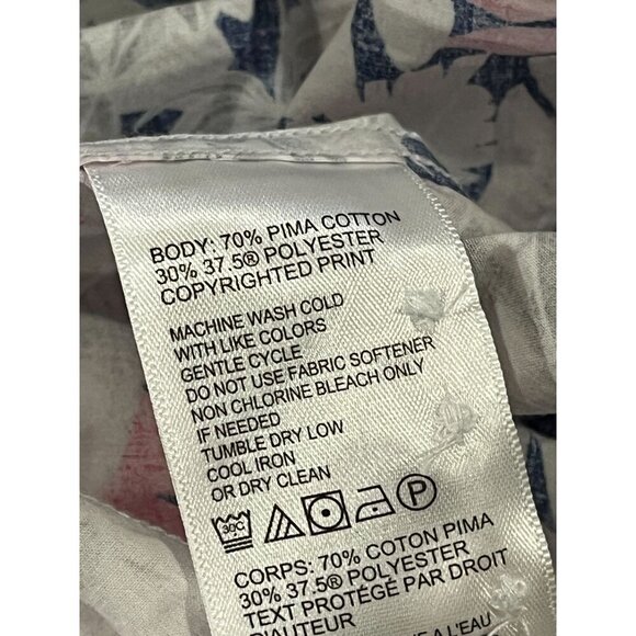 Tommy Bahama Island Zone Hawaian  Floral Long Sleeve Button Down Men's Shirt Siz - Picture 8 of 10